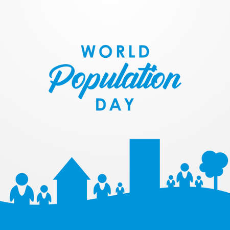 World Population Day Vector Design Illustration For Celebrate Momentのイラスト素材
