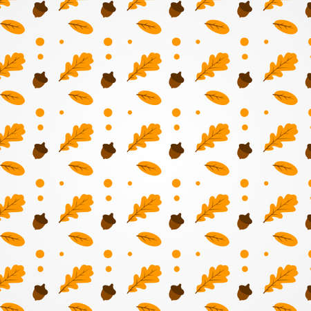 Hello Autumn Pattern Vector Design Illustration For Celebrate Momentのイラスト素材