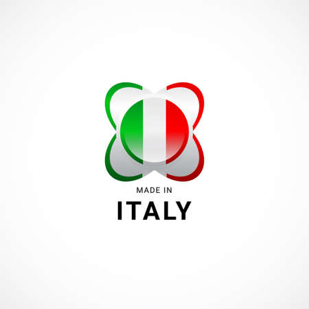 Made In Italy Vector Design Template Backgroundのイラスト素材