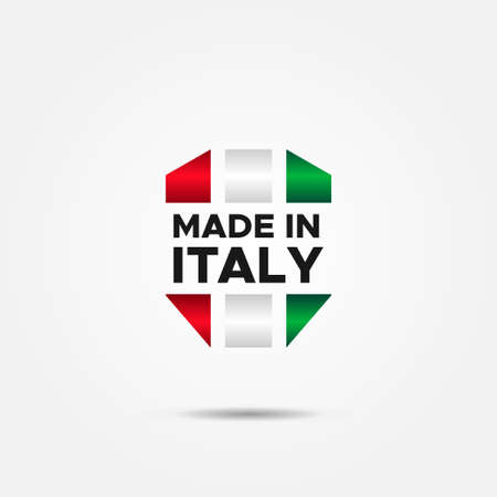 Made In Italy Vector Design Template Backgroundのイラスト素材