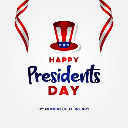 Happy President Day Vector Design Template Backgroundのイラスト素材
