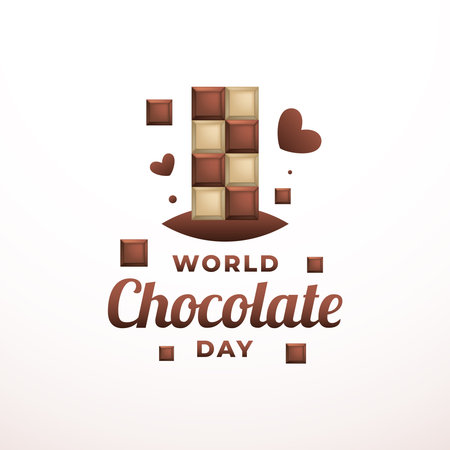 World Chocolate Day Background Design