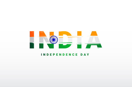 India Independence Day Background Designのイラスト素材