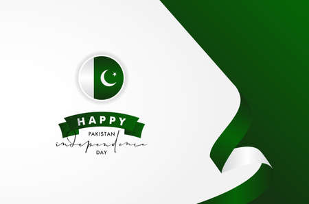Pakistan Independence Day Background Designのイラスト素材
