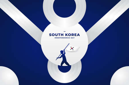 South Korea Independence Day Background Designのイラスト素材