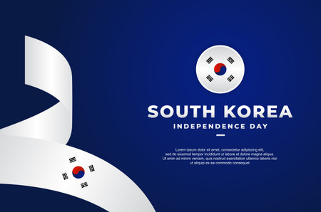 South Korea Independence Day Background Designのイラスト素材