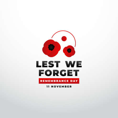 Remembrance Day Design Background For Greeting Momentのイラスト素材