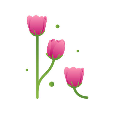 Flower Frame Element Designのイラスト素材