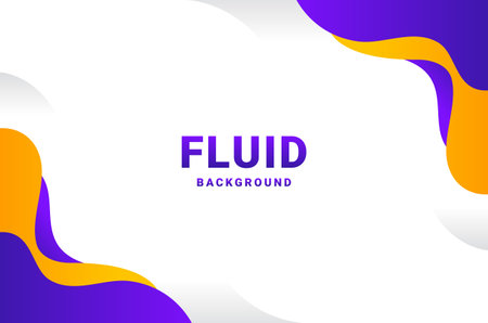 Gradient Liquid Abstract Background Templateのイラスト素材