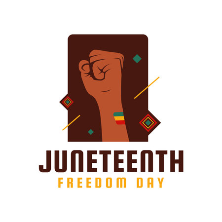 Juneteenth Freedom Day Design For International Momentのイラスト素材