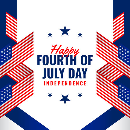 Memorial day event celebrate backgroundのイラスト素材