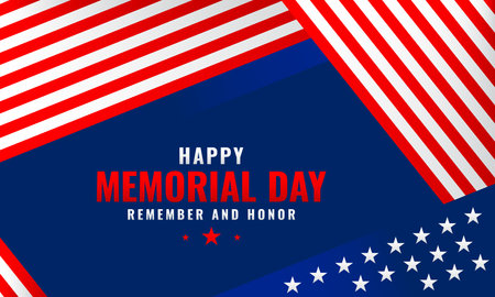 Memorial day event celebrate backgroundのイラスト素材