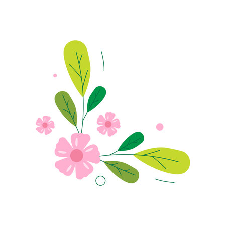 Nature Element Illustration Design Vectorのイラスト素材