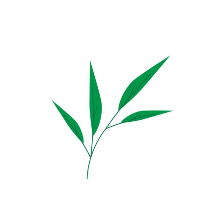 Nature Element Illustration Design Vector Leafのイラスト素材