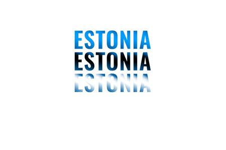 Estonia Independence Day Celebrate Designのイラスト素材