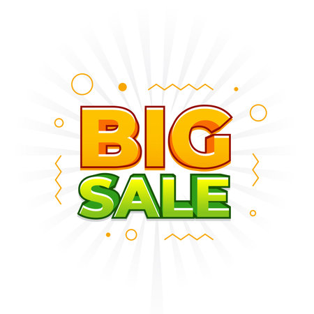 sale banner design template promotionのイラスト素材