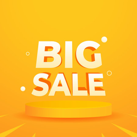 sale banner design template promotionのイラスト素材