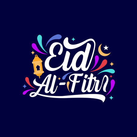 Eid Mubarak Letter Vector Designのイラスト素材