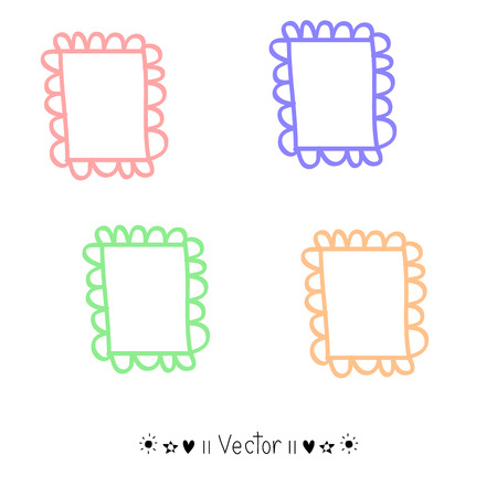 Vector illustration of Hand-Drawn Doodles and Design Elements. Illustration EPS10 great for any use.のイラスト素材