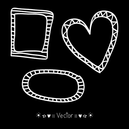 Vector illustration of Hand-Drawn Doodles and Design Elements. Illustration  great for any use.のイラスト素材