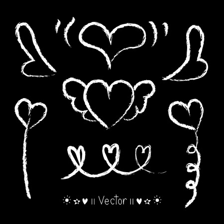 Vector Love Hand Drawn great for any use.のイラスト素材