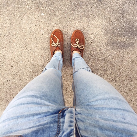 Selfie Of Shoes With Doormatの素材