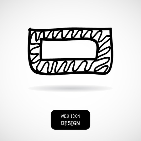 Vector blank picture frame template set isolated on background, Illustration EPS10 great for any use.のイラスト素材