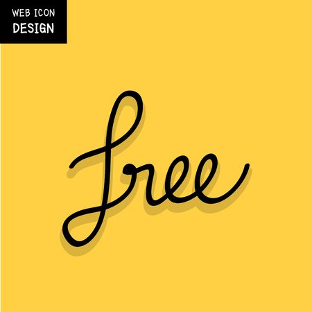 Vector of free tag, free sign, free label. Illustration EPS10 great for any use.のイラスト素材