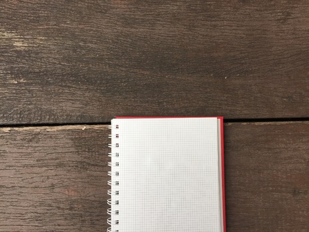 Blank Notebook With Pen On Wooden Desk, Business Concept Great For Any Use.の写真素材