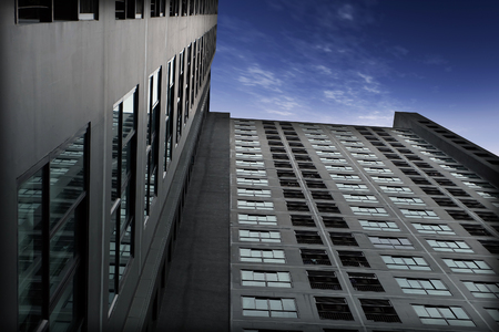 Modern Business Skyscrapers Building, Highrise Building Construction to the Sky Background Great For Any Use.の写真素材