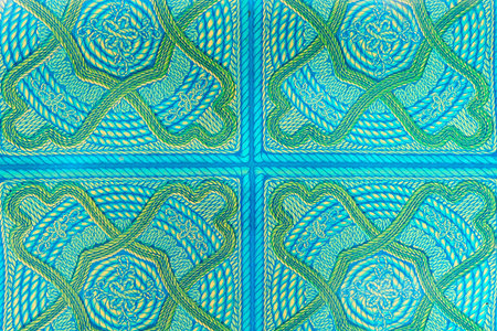 Linoleum Green Rope Texture or Background Great For Any Use.の写真素材