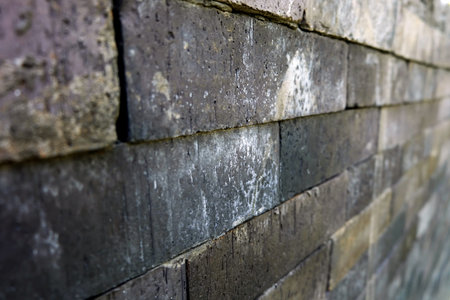 Old Vintage Gray Brick Wall Texture for Background Great for Any Use.