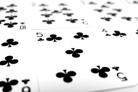 Playing Cards Texture. Playing Cards on the White Background Great for Any Use.