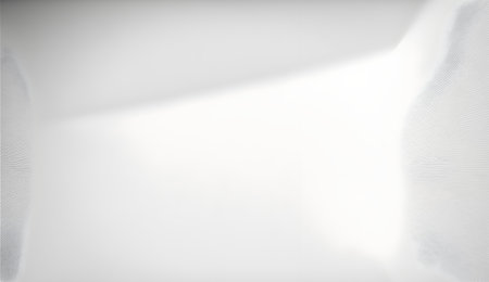 White background abstract light in studio room. Gray 3d rendering illustration. Generative Ai.の素材