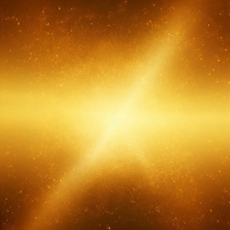 Gold background abstract for wallpaper, pattern on website. Light golden metal texture with Generative AI.の素材