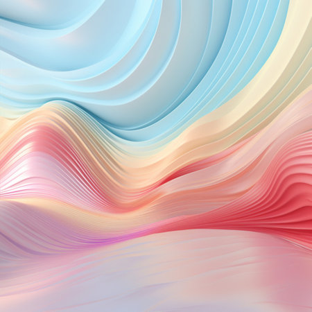 Background pastel gradient texture pattern in sweet color with Generative Ai. Dream concept.の素材