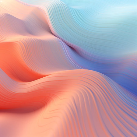 Background pastel gradient texture pattern in sweet color with Generative Ai. Dream concept.の素材