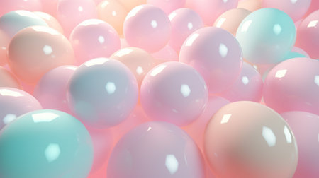Background pastel gradient light texture pattern in sweet color with Generative Ai. Dream concept.の素材