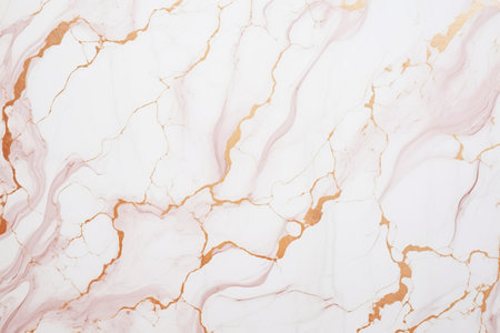 Gold pink marble background abstract with Generative Ai. Natural granite floor. Rose gold stone wall.の素材