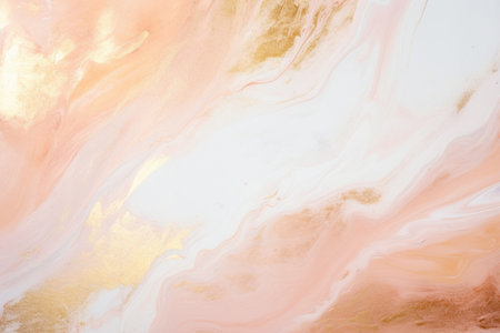 Gold pink marble background abstract with Generative Ai. Natural granite floor. Rose gold stone wall.の素材