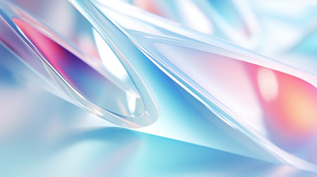 Iridescent background texture soft. Rainbow light abstract soft pastel colors holographic pattern with Generative Ai.の素材