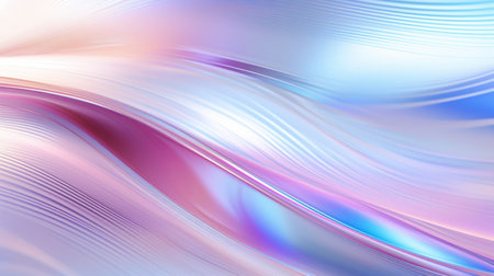 Iridescent background texture soft. Rainbow light abstract soft pastel colors holographic pattern with Generative Ai.の素材