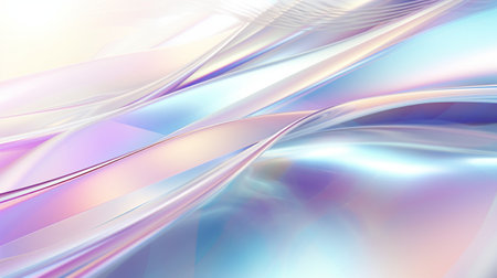 Iridescent background texture soft. Rainbow light abstract soft pastel colors holographic pattern with Generative Ai.の素材