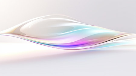 Iridescent background texture soft. Rainbow light abstract soft pastel colors holographic pattern with Generative Ai.の素材
