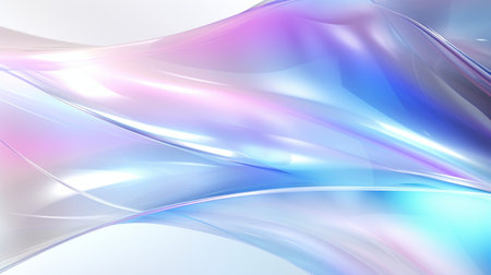 Iridescent background texture soft. Rainbow light abstract soft pastel colors holographic pattern with Generative Ai.の素材