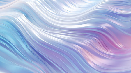 Light abstract soft pastel colors diagonal holographic with Generative Ai. Iridescent background texture soft.の素材