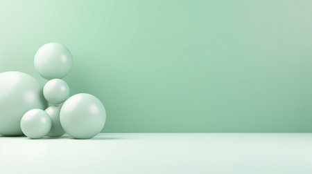 Minimalistic background abstract with Generative Ai. Podium for display product.の素材