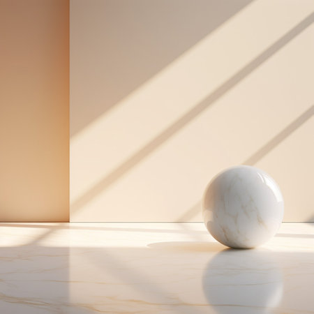 Minimalistic background abstract with Generative Ai. Podium for display product.の素材