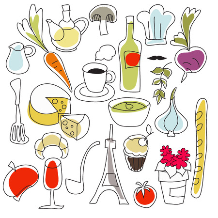 France infographicのイラスト素材