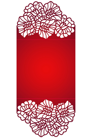 Laser cut vector templateのイラスト素材